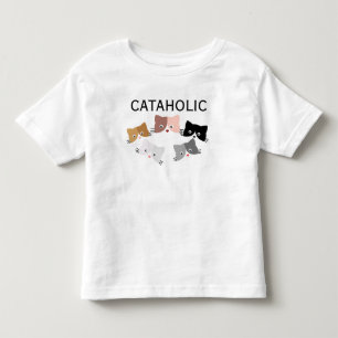 T-shirt Pour Les Tous Petits Joyeux Chatons Curieux