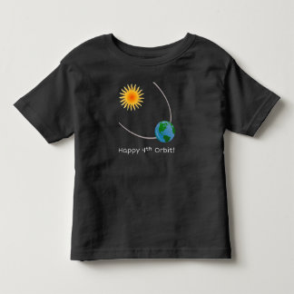 T-shirt Pour Les Tous Petits Joyeux maillot d'anniversaire de la 4e Orbite
