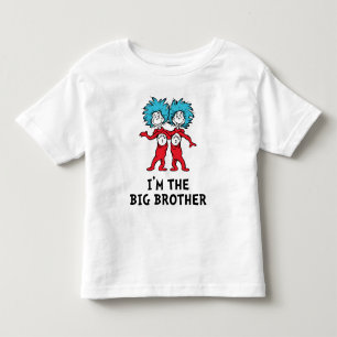 T-shirt Pour Les Tous Petits Jumeaux Thing One Thing Two du Dr Seuss Grand Fr