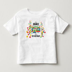 T-shirt Pour Les Tous Petits Jumping Bouncy Castle Kids Bounce Anniversaire