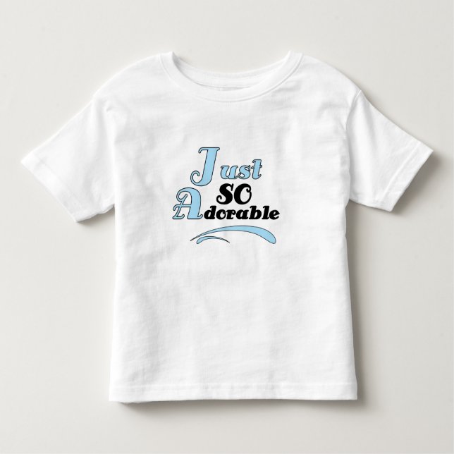 T-shirt Pour Les Tous Petits Juste si adorable (Devant)