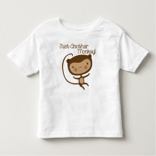 T-shirt Pour Les Tous Petits Juste un autre singe