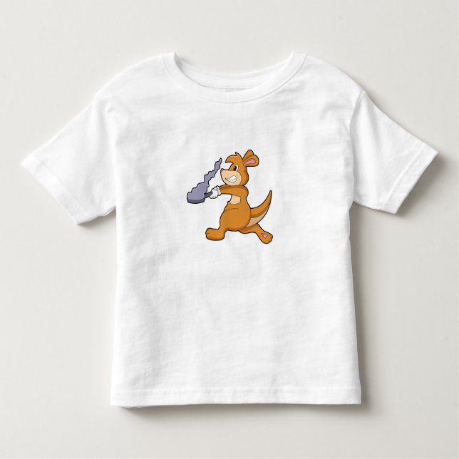 T-shirt Pour Les Tous Petits Kangaroo as Cook (Devant)