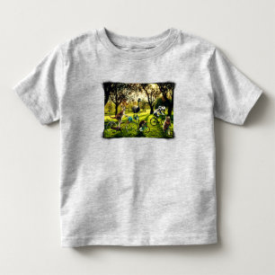 T-shirt Pour Les Tous Petits Kangourou Koala Wombat Émeu Cyclisme Drôle