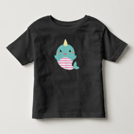 T-shirt Pour Les Tous Petits Kawaii Narwhal