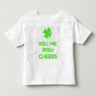 T-shirt Pour Les Tous Petits Kiss Me Irish Cheeks DS