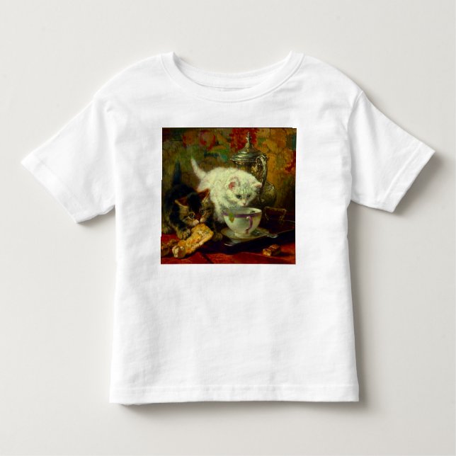 T-shirt Pour Les Tous Petits Kittens Tea Party (Devant)