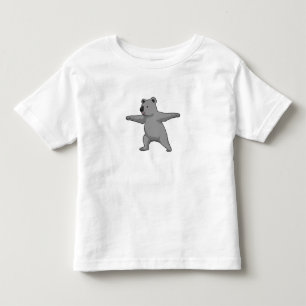 T-shirt Pour Les Tous Petits Koala ours à Yoga Fitness