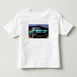 T-shirt Pour Les Tous Petits La Cadillac décapotable verte d'Elvis Presley à