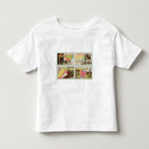 T-shirt Pour Les Tous Petits La Caroline du Nord, le Connecticut, la Virginie