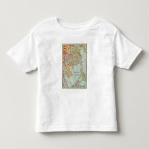T-shirt Pour Les Tous Petits La Chine et la Malaisie