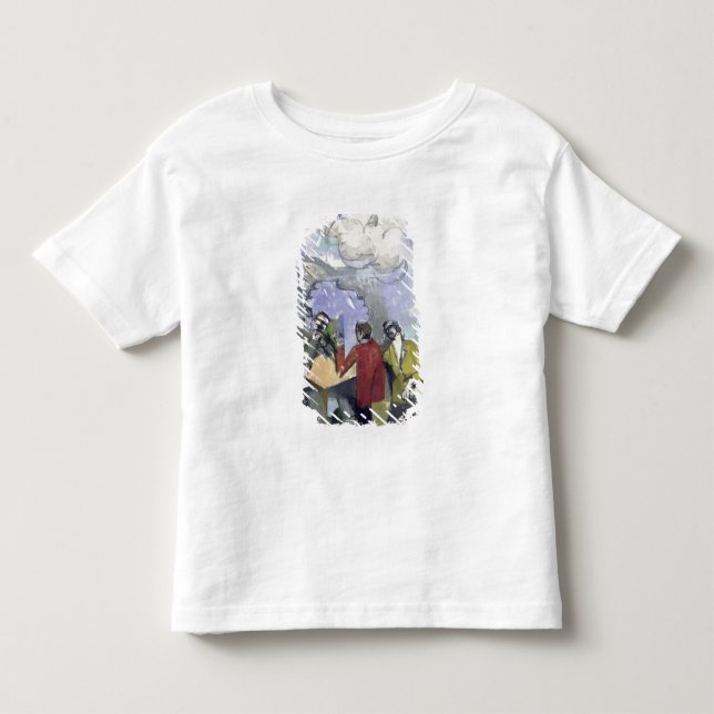 T-shirt Pour Les Tous Petits La conquête d'air, 1913 (Devant)