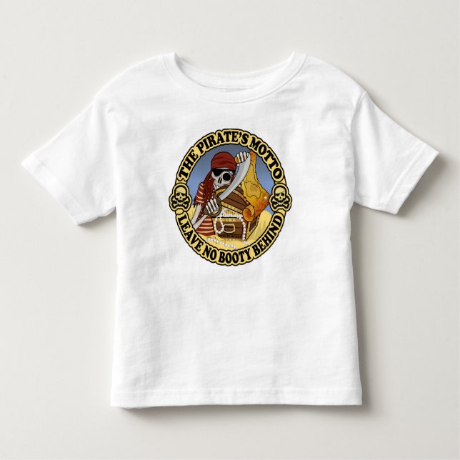 T-shirt Pour Les Tous Petits La devise du pirate (Devant)