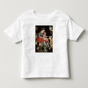 T-shirt Pour Les Tous Petits La famille sainte autour d'un feu, c.1532-33