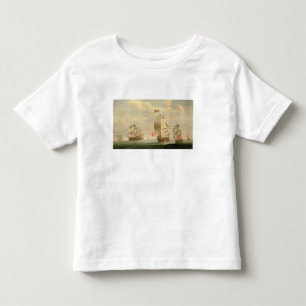 T-shirt Pour Les Tous Petits La flotte anglaise sous la voile