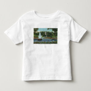 T-shirt Pour Les Tous Petits La fontaine et les automnes électriques