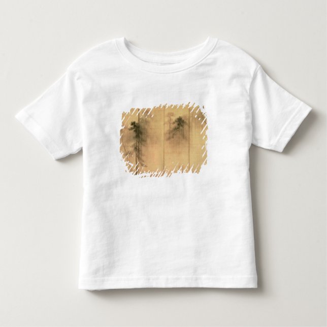 T-shirt Pour Les Tous Petits La forêt de pins (Devant)