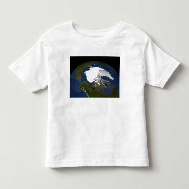 T-shirt Pour Les Tous Petits La glace de mer arctique en 2005 (Devant)