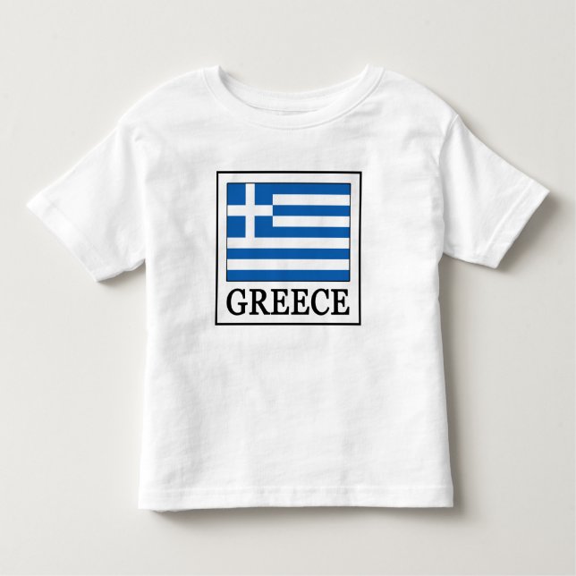 T-shirt Pour Les Tous Petits La Grèce (Devant)