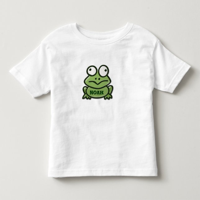 T-shirt Pour Les Tous Petits La grenouille de Noah (Devant)