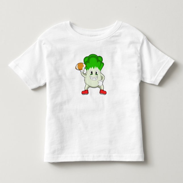 T-shirt Pour Les Tous Petits La laitue au football (Devant)