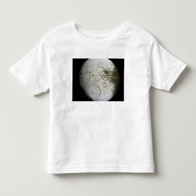 T-shirt Pour Les Tous Petits La lune de Saturne Iapetus 2 (Devant)
