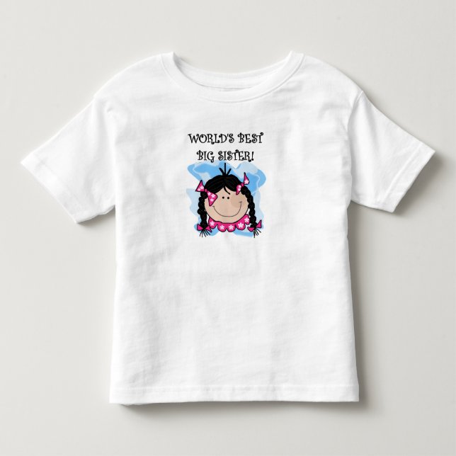 T-shirt Pour Les Tous Petits La meilleure grande soeur du monde (Devant)
