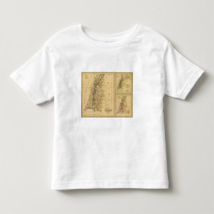 T-shirt Pour Les Tous Petits La Palestine, le royaume des israélites