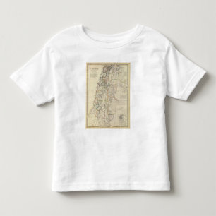T-shirt Pour Les Tous Petits La Palestine, secteurs adjacents