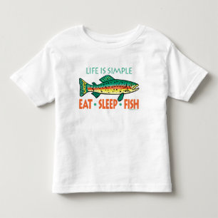 T-shirt Pour Les Tous Petits La pêche amusante qui dit