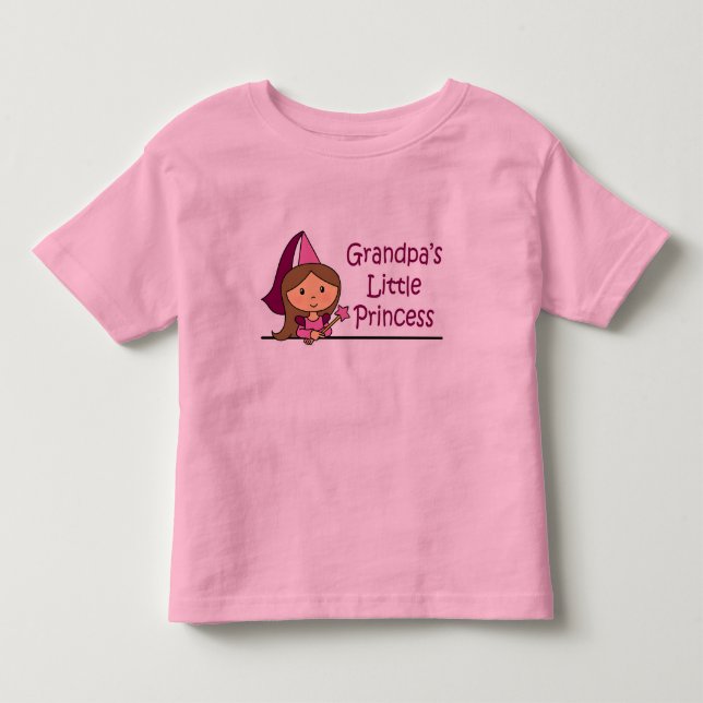 T-shirt Pour Les Tous Petits La petite princesse de papy (Devant)