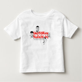 T-SHIRT POUR LES TOUS PETITS LA PIÈCE EN T DE L'ENFANT DE L'ÉQUIPE SHOTOKAN