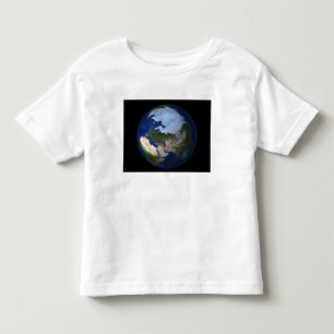 T-shirt Pour Les Tous Petits La pleine terre montrant la région arctique