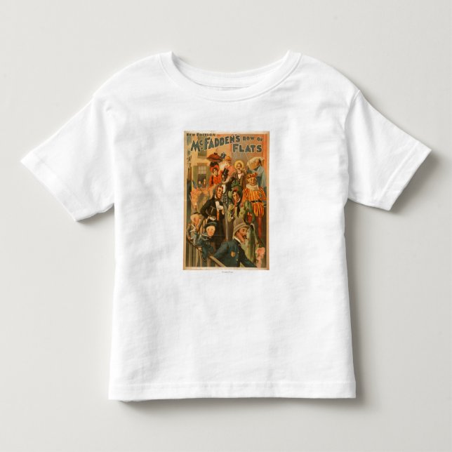 T-shirt Pour Les Tous Petits La rangée de McFadden du théâtre de nouvelle (Devant)