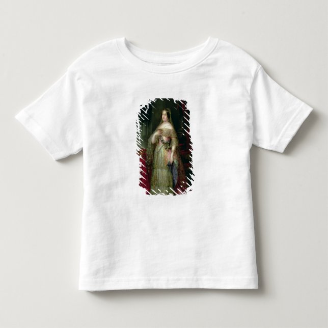T-shirt Pour Les Tous Petits La Reine Isabella II de l'Espagne (Devant)