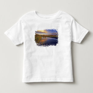 T-shirt Pour Les Tous Petits La rivière Big Hole à dernier feu près de Jackson