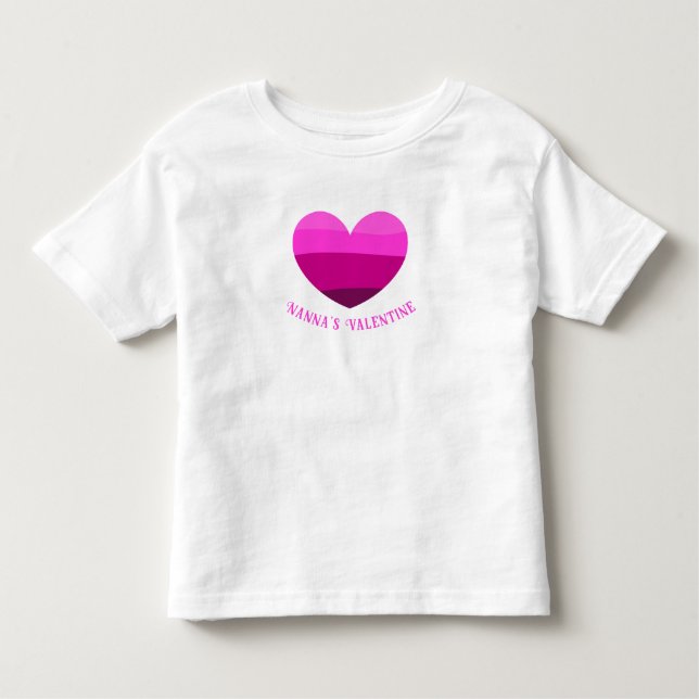 T-shirt Pour Les Tous Petits La Saint-Valentin de Nanna (Devant)