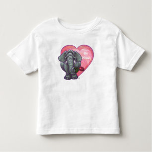 T-shirt Pour Les Tous Petits La Saint-Valentin des éléphants