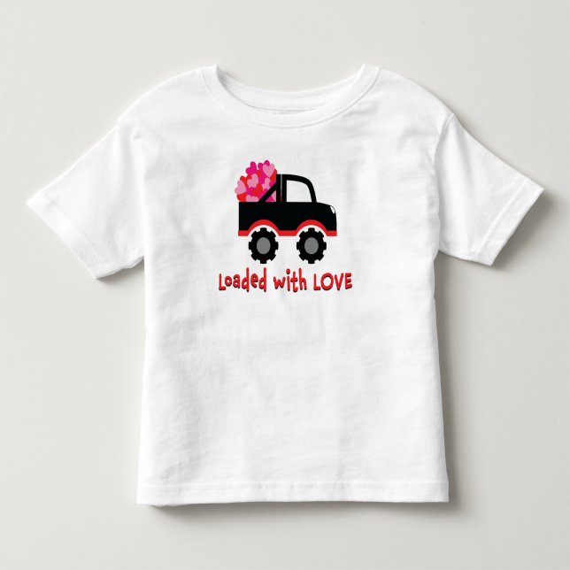 T-shirt Pour Les Tous Petits La Saint-Valentin en amoureux (Devant)