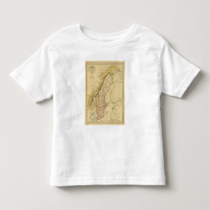T-shirt Pour Les Tous Petits La Suède et la Norvège 3