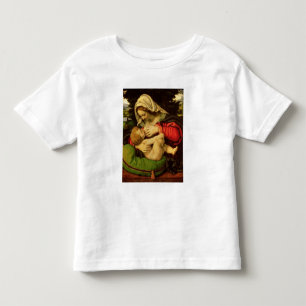 T-shirt Pour Les Tous Petits La Vierge du coussin vert, 1507-10