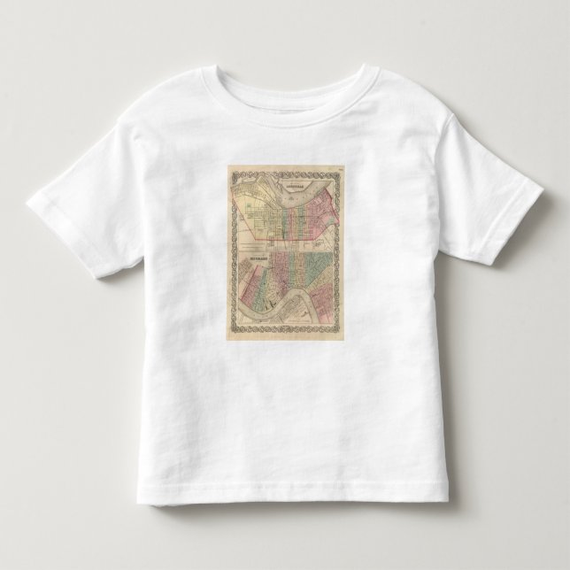 T-shirt Pour Les Tous Petits La ville de Louisville, Kentucky (Devant)