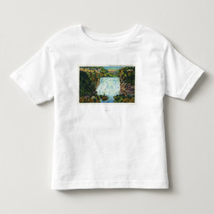 T-shirt Pour Les Tous Petits La vue de gorge de crique de chute, Ithaca tombe
