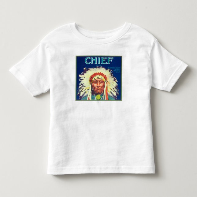 T-shirt Pour Les Tous Petits LabelRedlands orange en chef, CA (Devant)