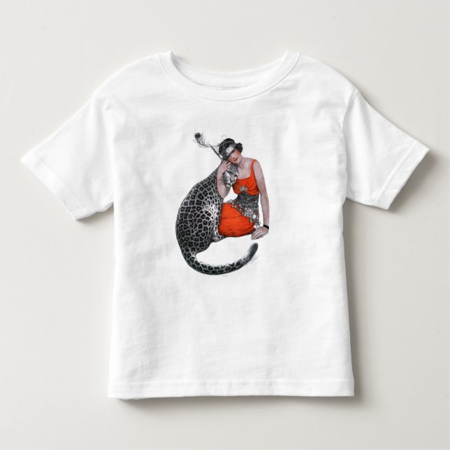 T-shirt Pour Les Tous Petits Lady et Leopard (Devant)