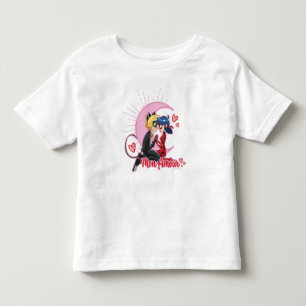 T-shirt Pour Les Tous Petits Ladybug & Cat Noir Mon Amour