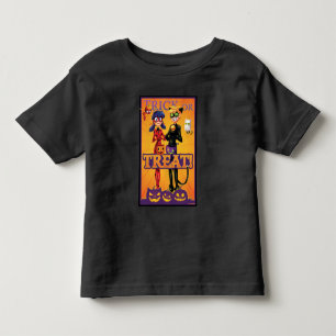 T-shirt Pour Les Tous Petits Ladybug & Cat Noir Trick ou Treat!
