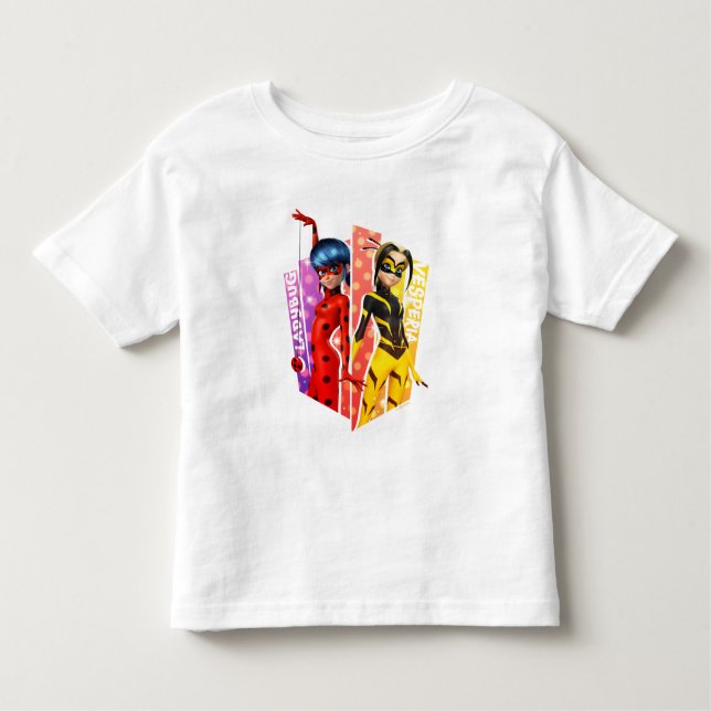 T-shirt Pour Les Tous Petits Ladybug et Vesperia Graphique (Devant)