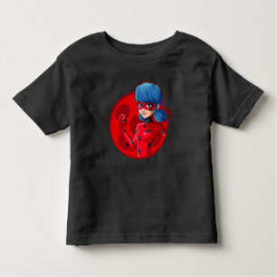 T-shirt Pour Les Tous Petits Ladybug Red Badge