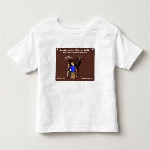 T-shirt Pour Les Tous Petits Lait d'orignal Matanuska